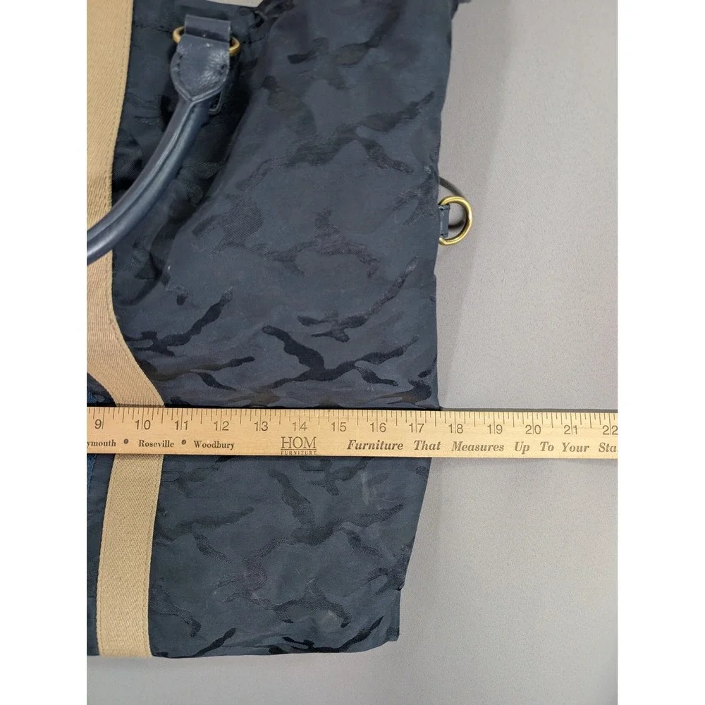 Mark‎ and Graham Foldover Tote Navy Camo Nylon Messenger Bag Crossbody